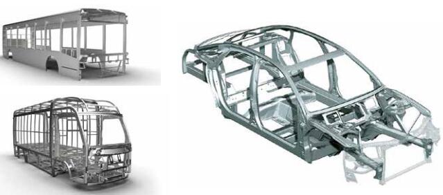 汽车车架 客车骨架 汽车轻量化龙骨