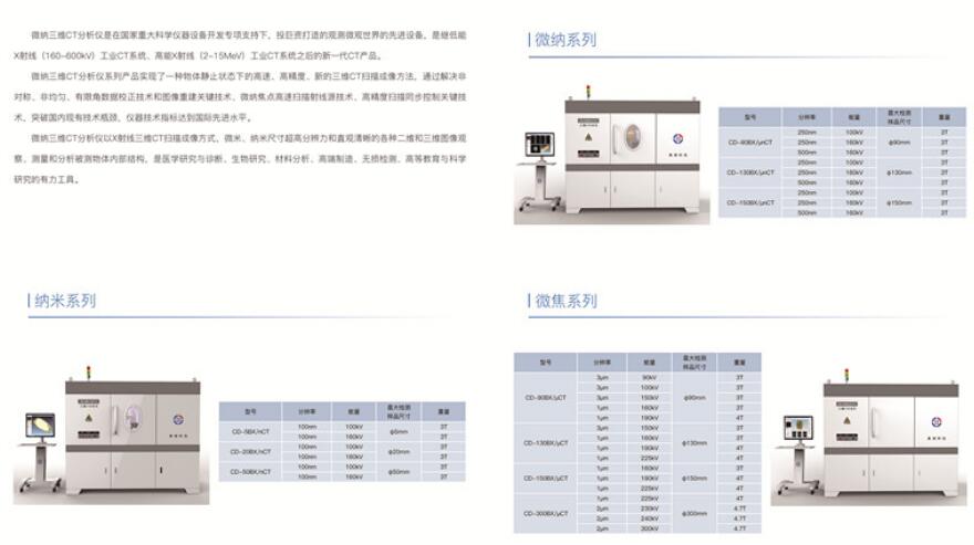 纳米CT以X射线三维CT扫描成像