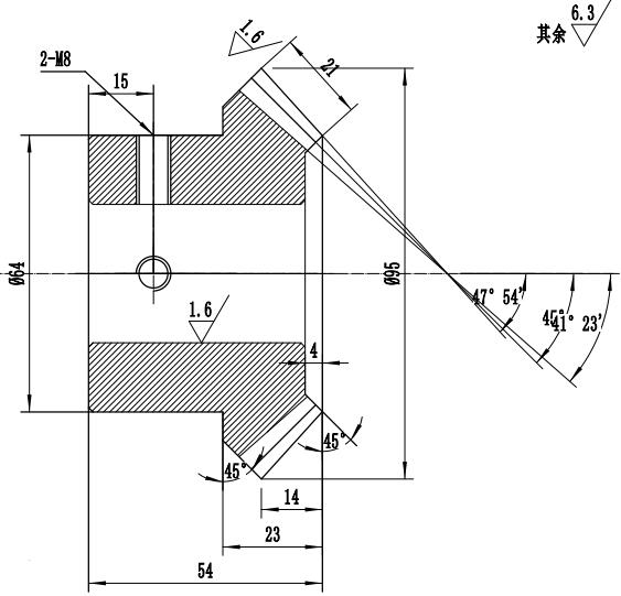 加工定做螺旋伞齿轮 图纸2